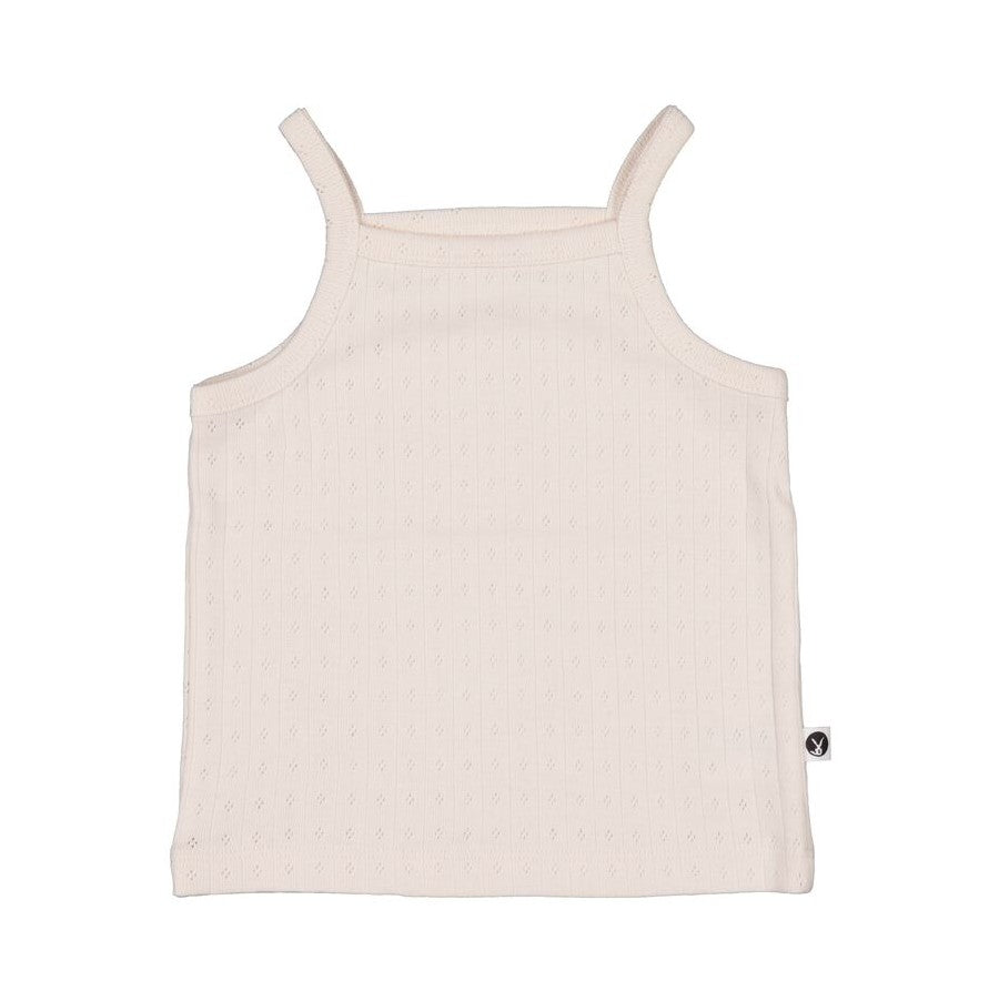 Almond Blush Pointelle Camisole Singlet