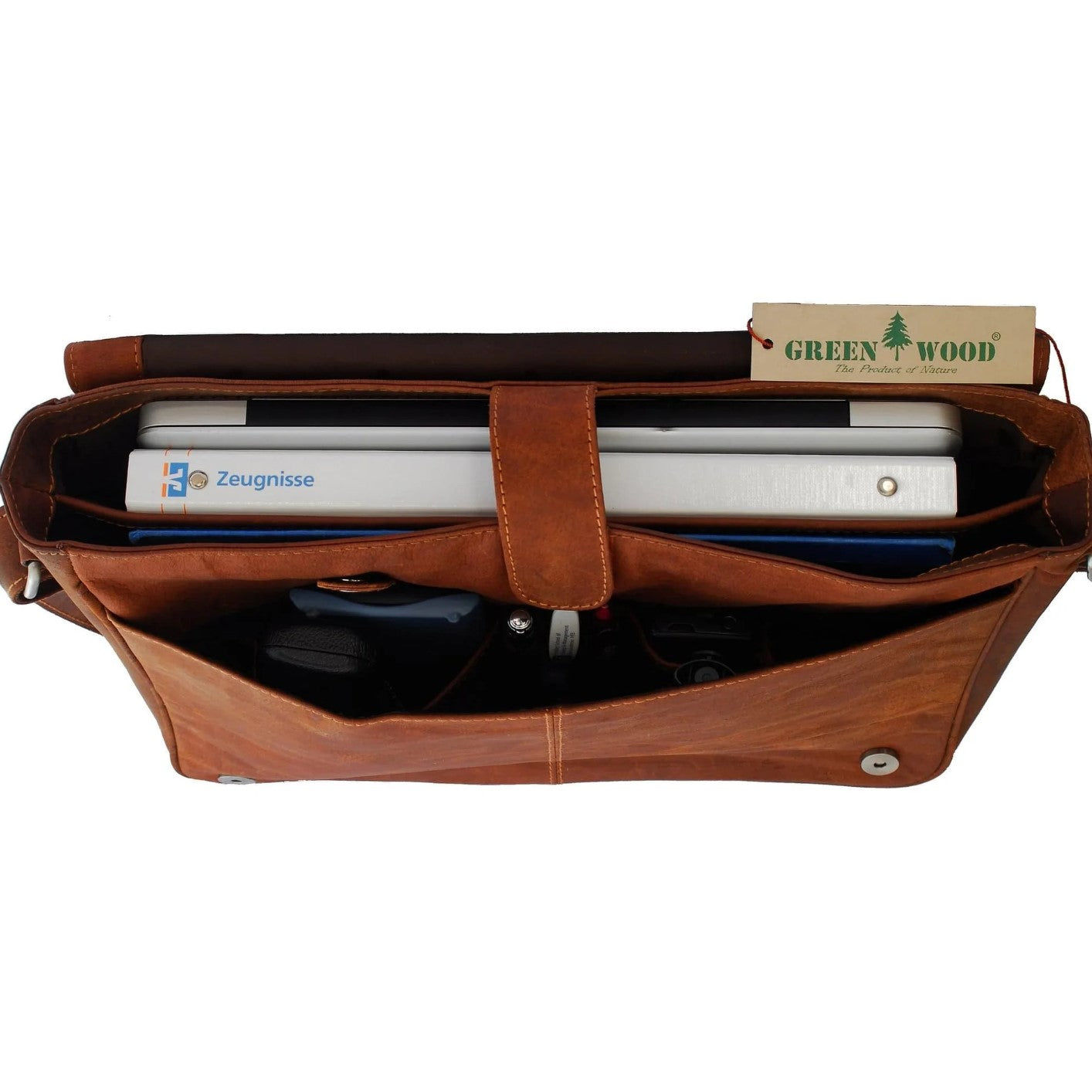 Leather Laptop Bag Richard - Sandel