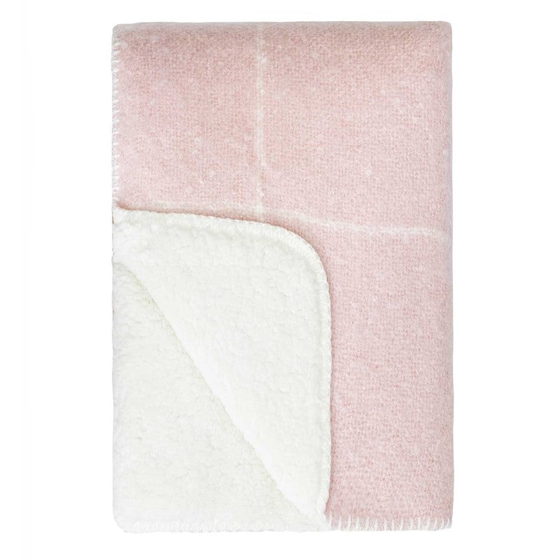 Sherpa Throw Rose Smoke