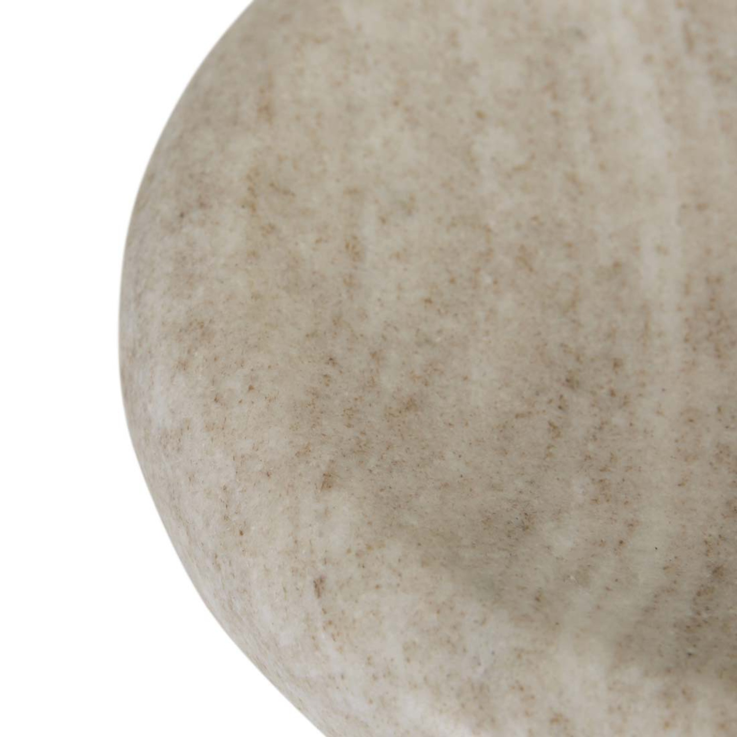 Rufus Indra Medium Shallow Bowl Oat Marble