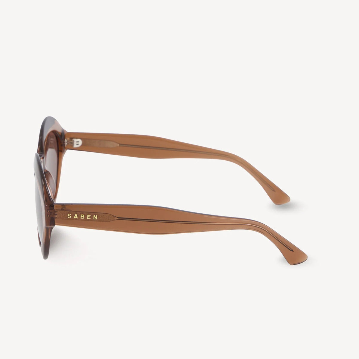 Sheer brown sun glasses by saben