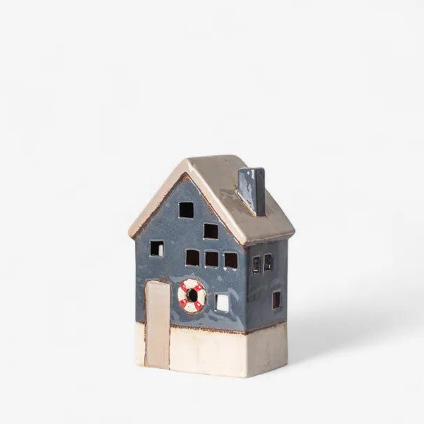 Saint Malo Tea Light House with Buoy Large