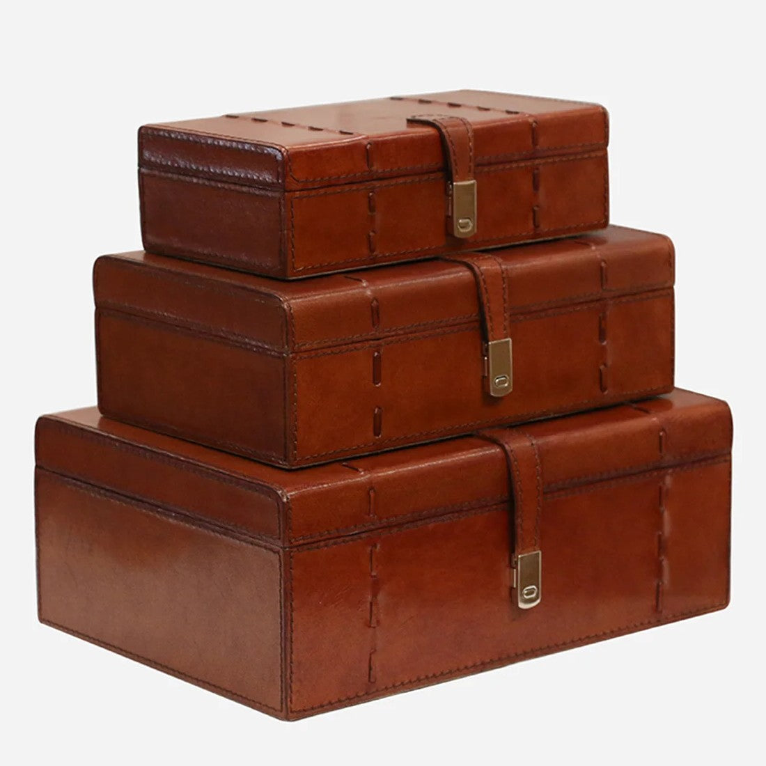 Savoy Leather Box Small