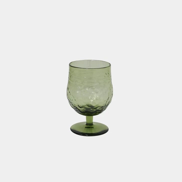 Serena Wine Goblet Green S/4