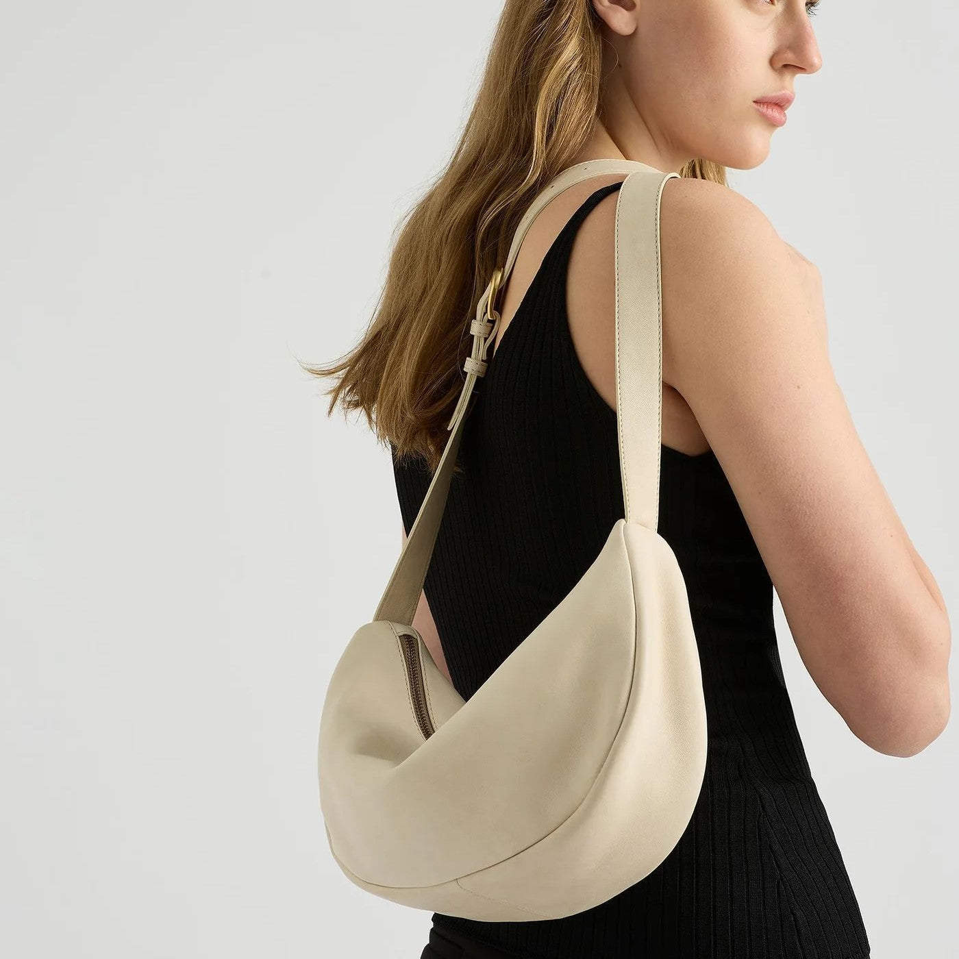 Juju Shasta Sling Leather Bag Ivory