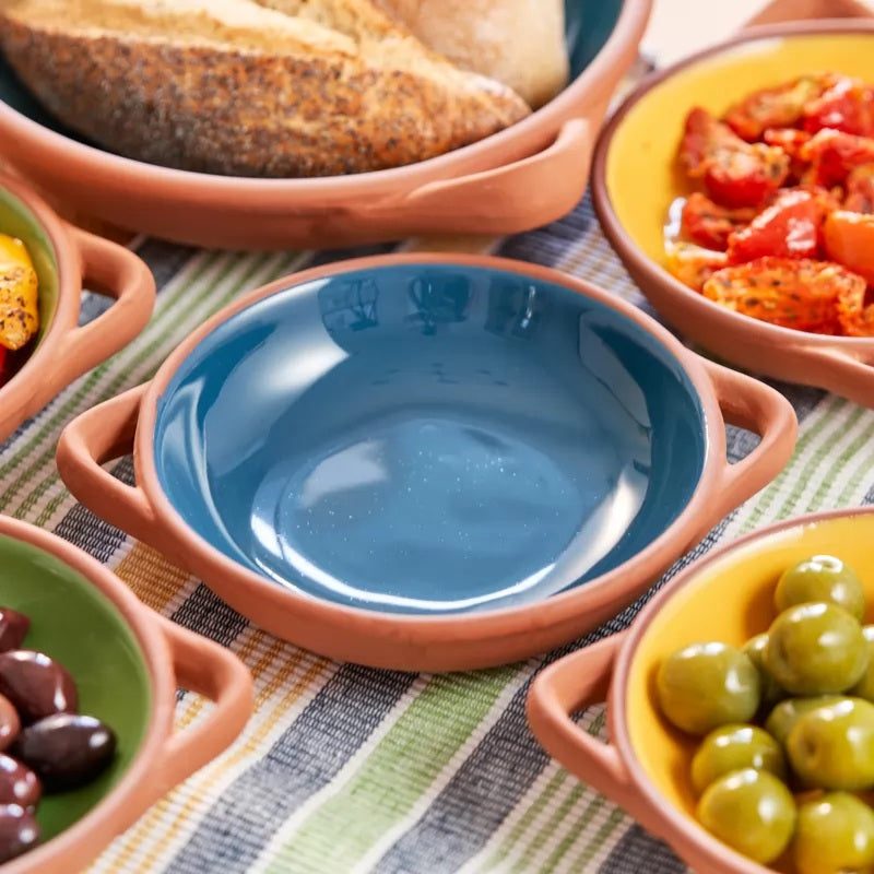 Assorted terracotta bowls