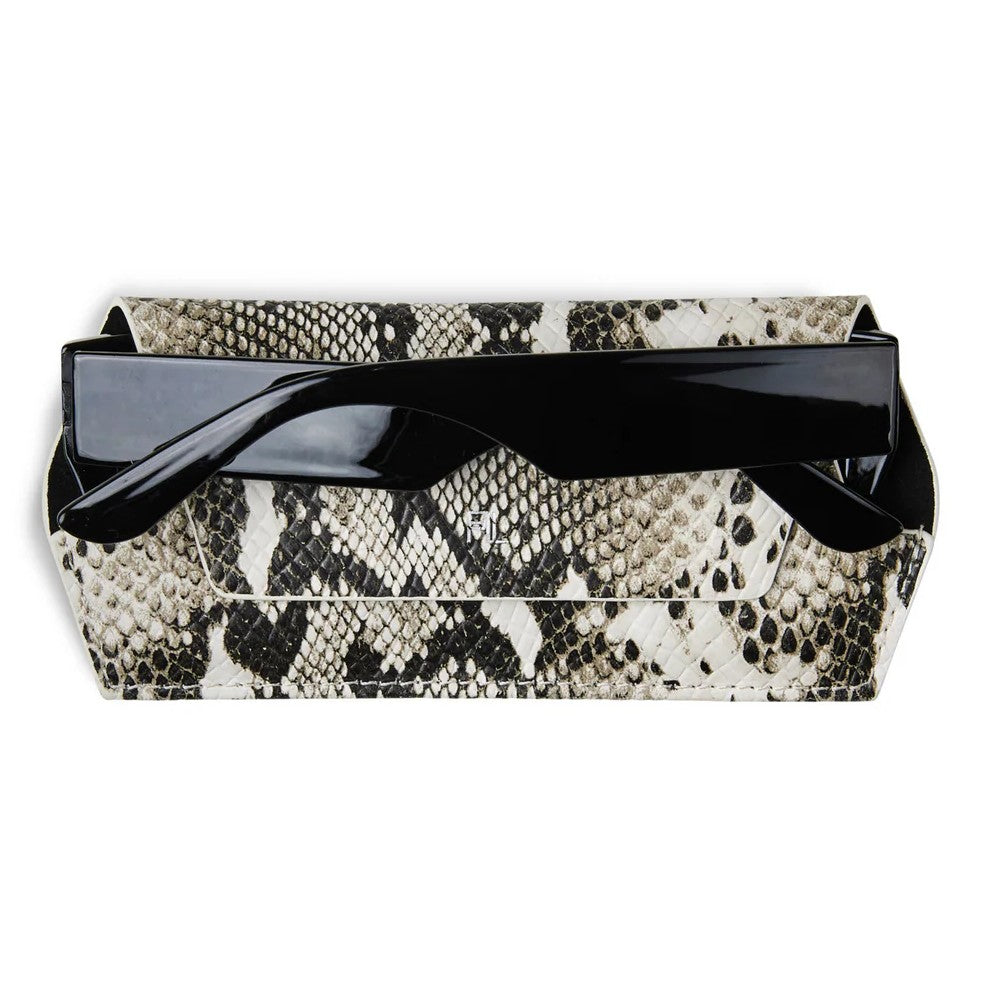 Fox & Leo Leather Glasses Case Snake