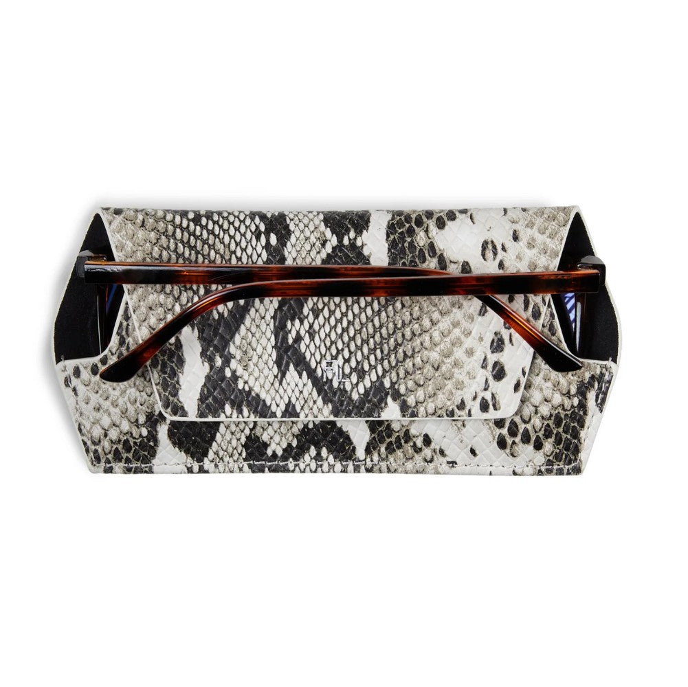 Fox & Leo Leather Glasses Case Snake