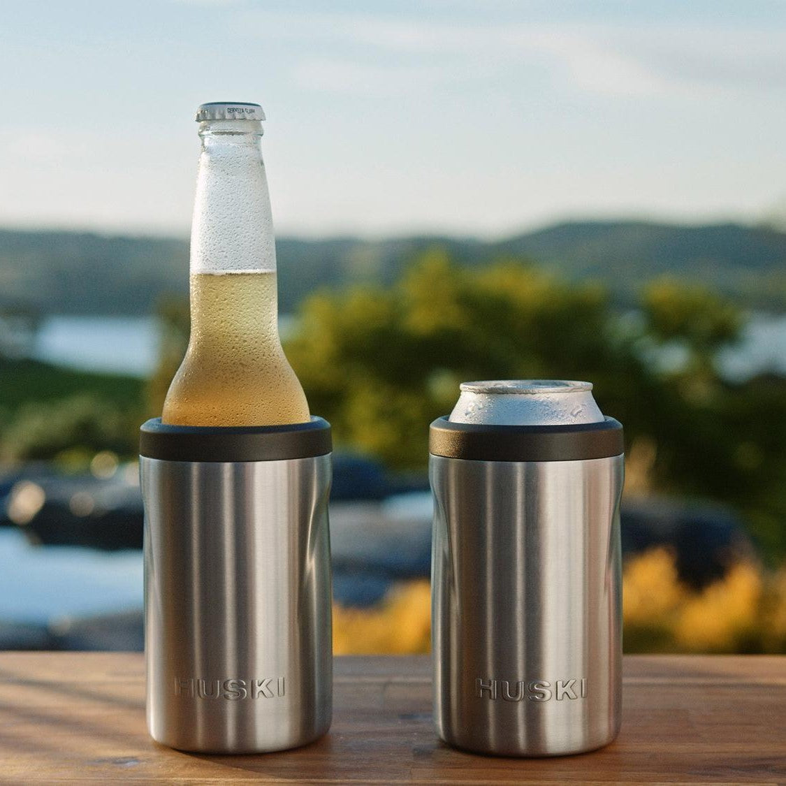 Huski Beer Cooler 2.0 Brushed Stainless
