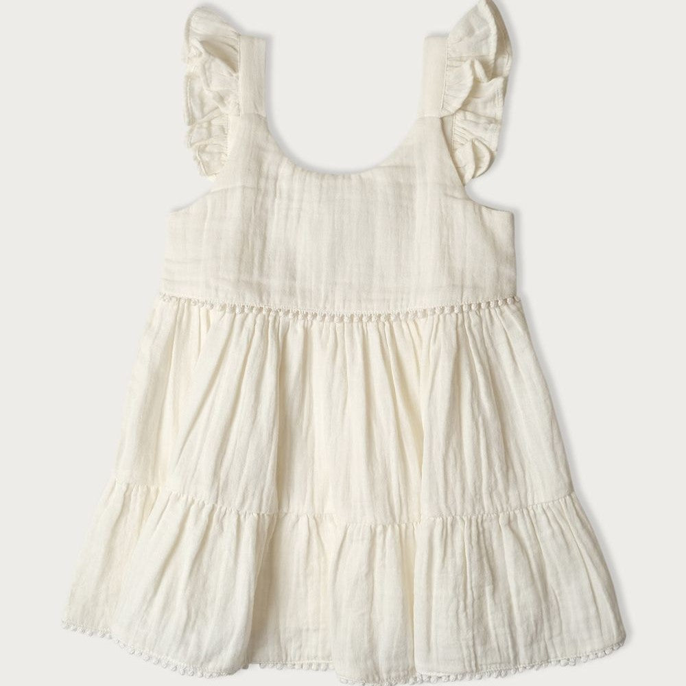 Babu Mia Muslin Dress Vanilla