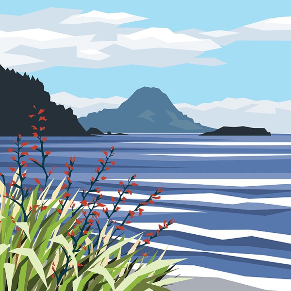 Whakatane Print Box Frame 15.5x15.5cm