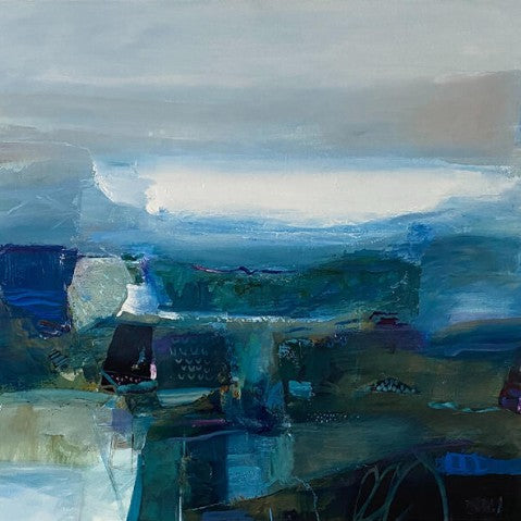 Christine Maynard Whispering Sky 50x50cm Canvas Print
