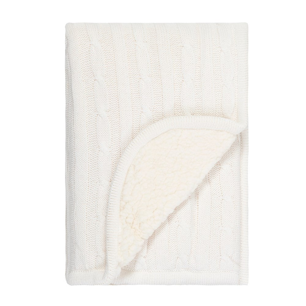 Baby Sherpa Blanket White