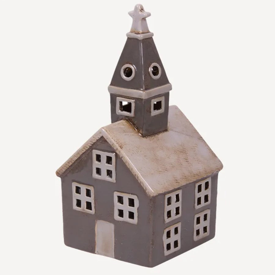 Grey Tea Light Church