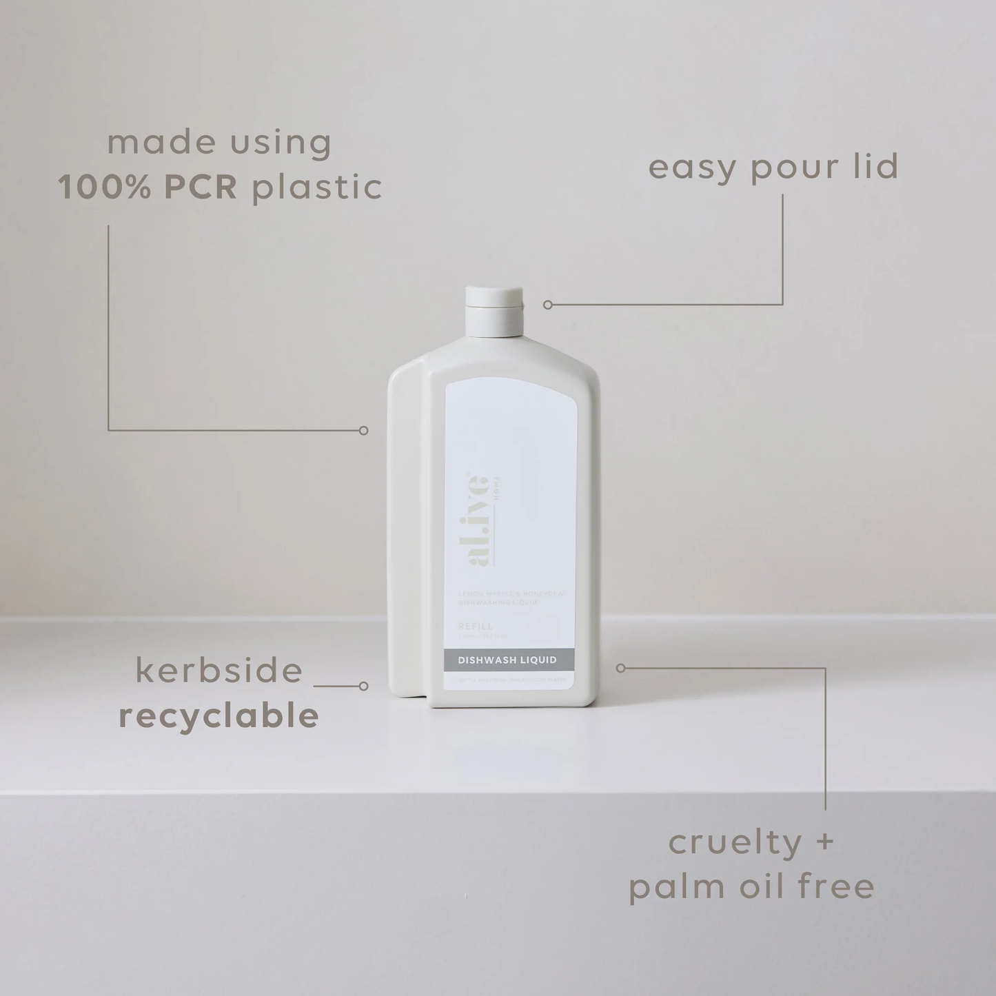 al.ive Hand Wash Refill Lemon Myrtle & Honeydew