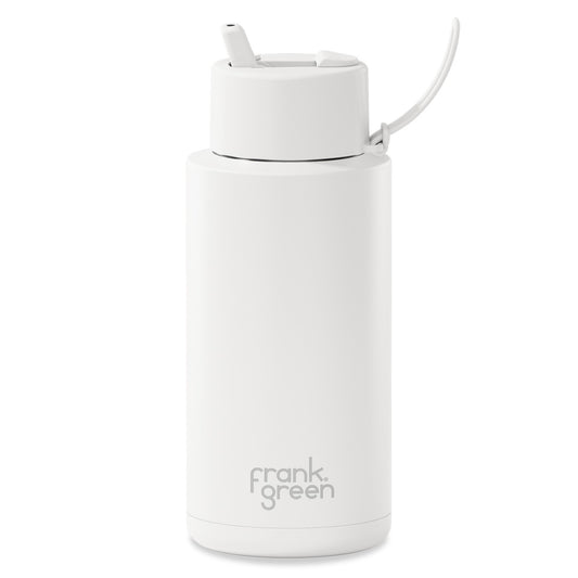 Frank Green 34oz Drink Bottle Flip Lid Cloud