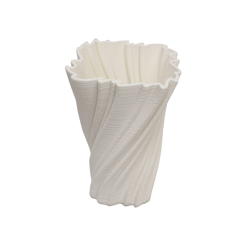 3D Vase 9 White