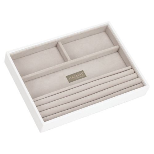 Stackers Classic Jewellery Box 4 Section - Taupe
