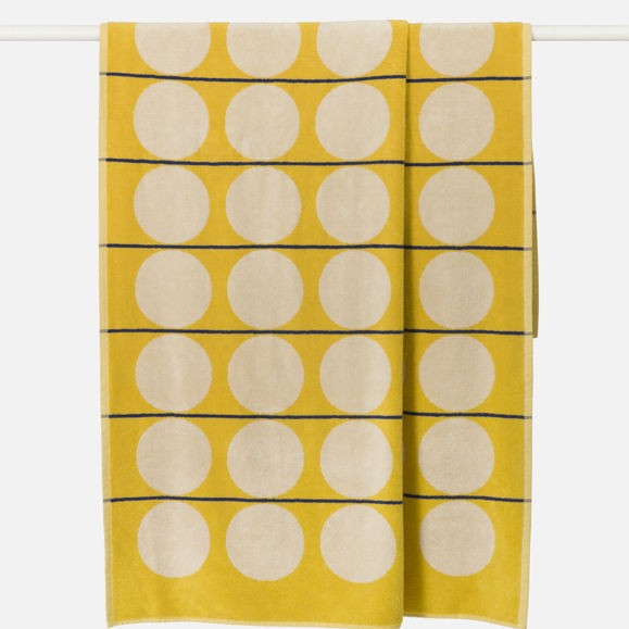 Abacus Beach Towel Daffodil/Cream by Citta