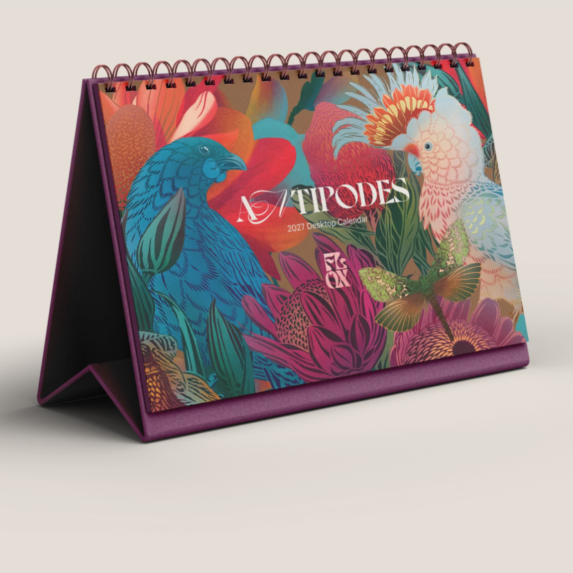 Antipodes 2027 Desktop Calendar