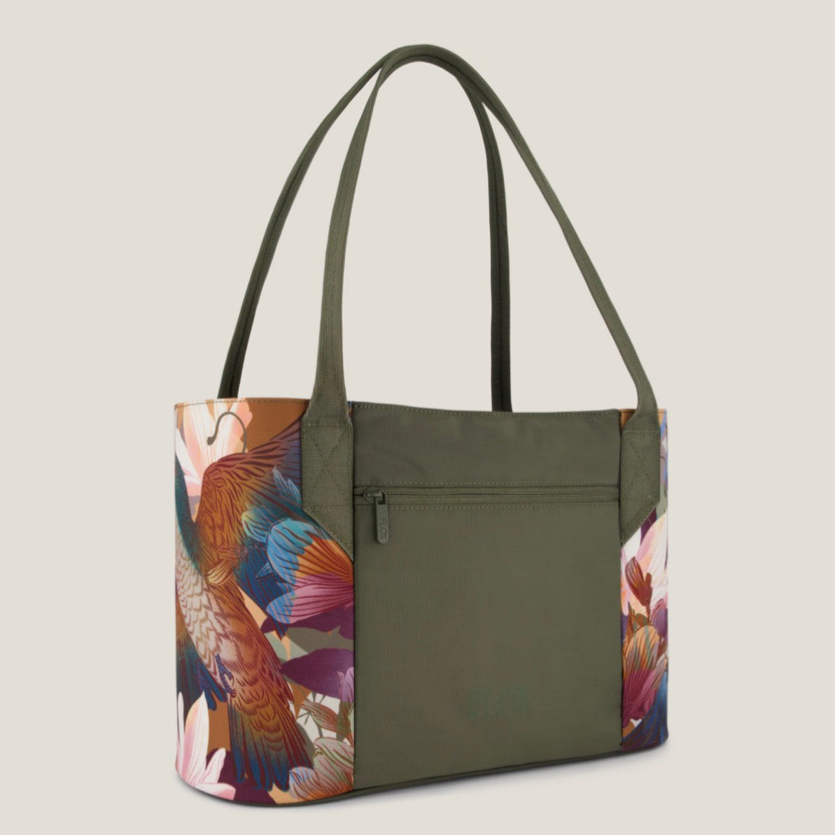 Green insulated cooler or picnic bag by flox  