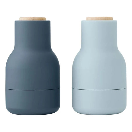 Audo Small Bottle Brinder Blues Beech Lid