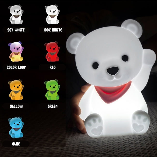 Squishy Teddy Toto Rechargeable Night Light