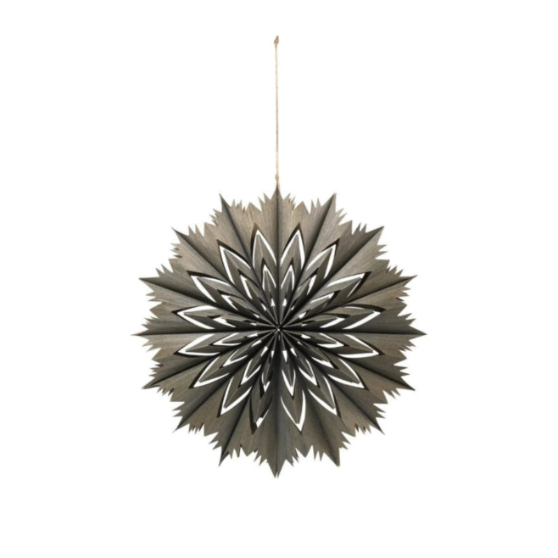 Decorative paper star hanging