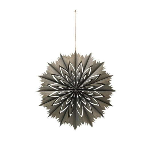 Decorative paper star hanging