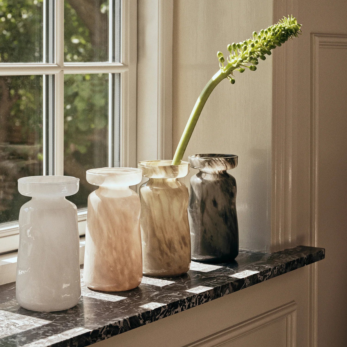 Broste Vase Solai - Taupe Warm Grey