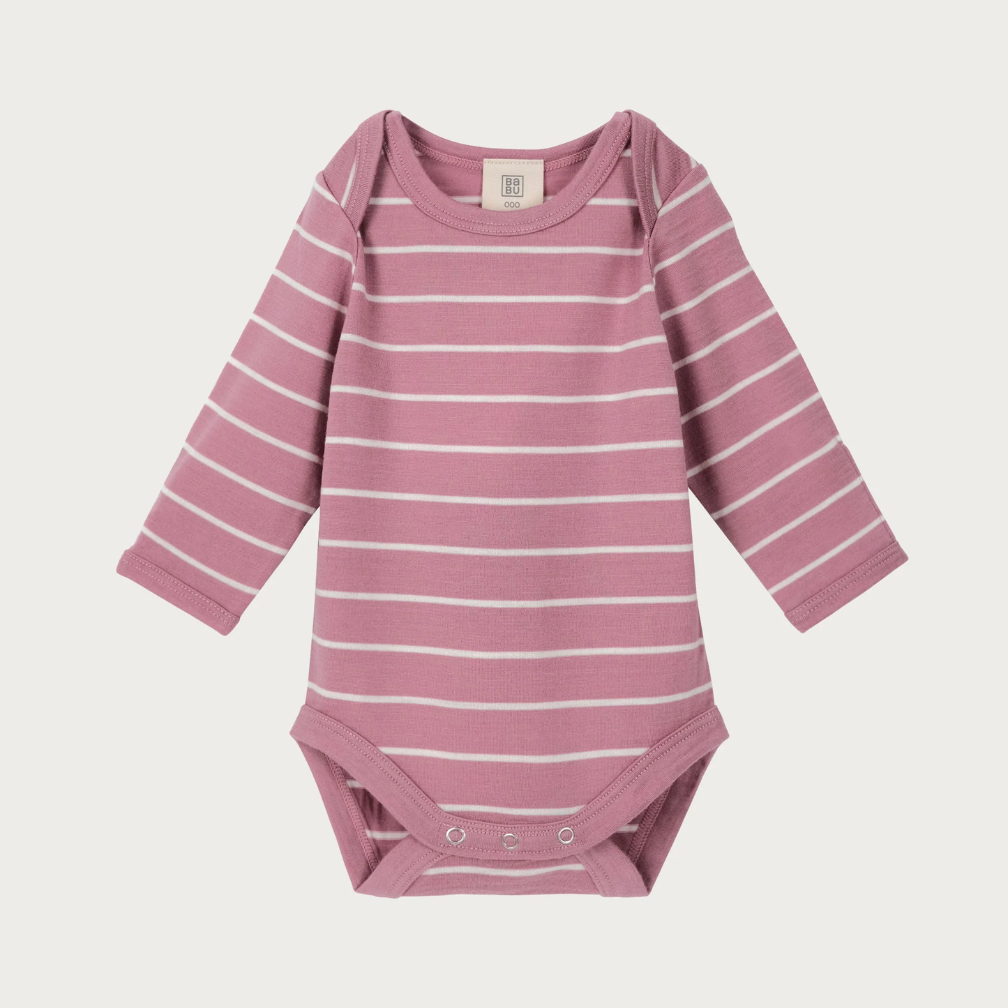 Babu Merino Bodysuit Blossom Stripe