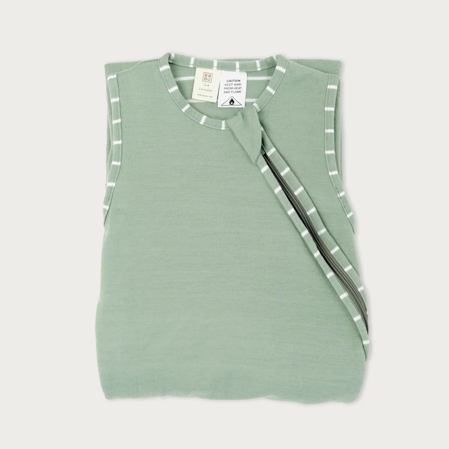 Babu Merino Sleeping Bag Sage 3-24mths