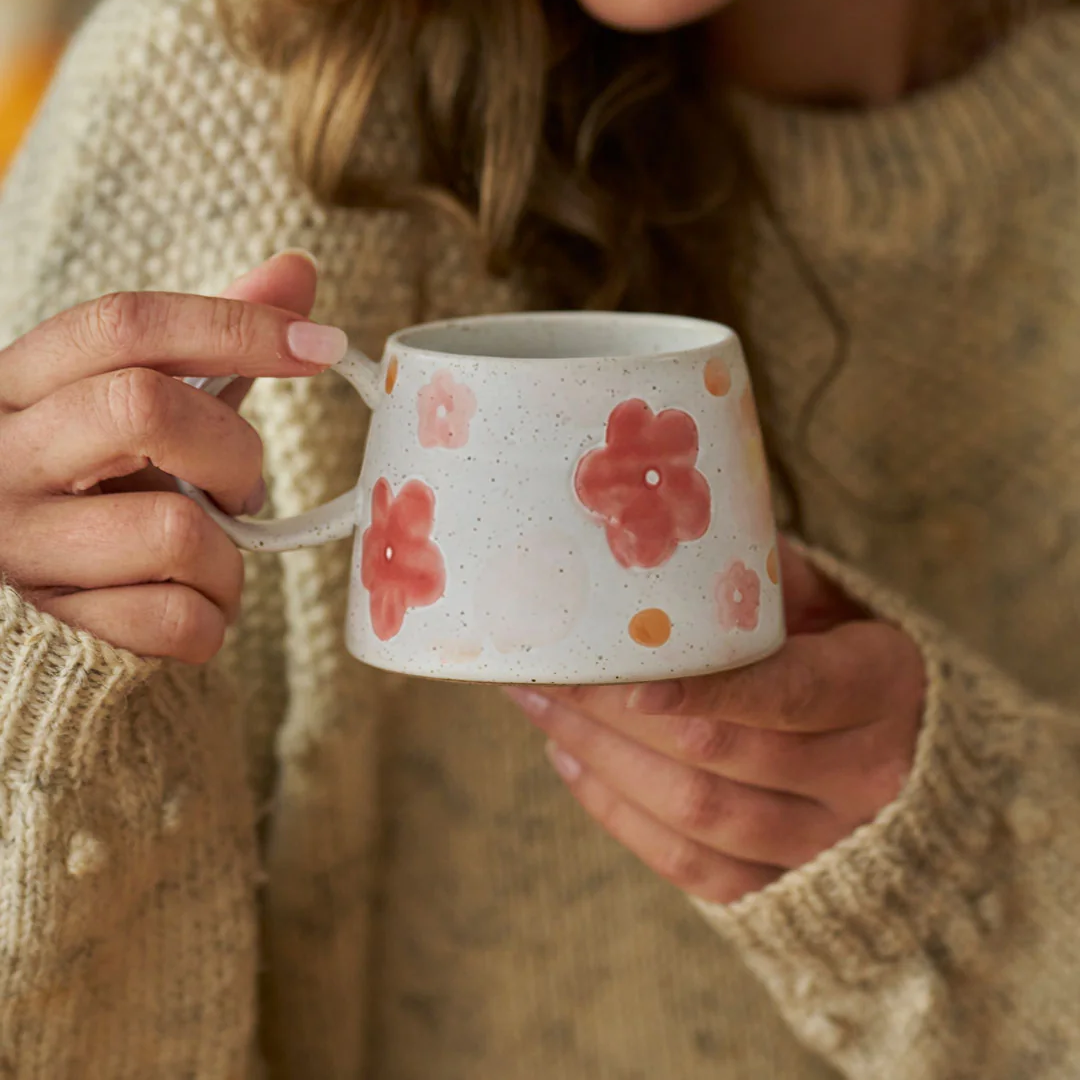 Barbara Flower Garden Mug by Robert Gordon