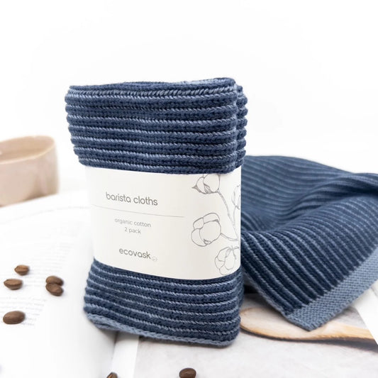 Ecovask Barista Cloth 2pk Navy