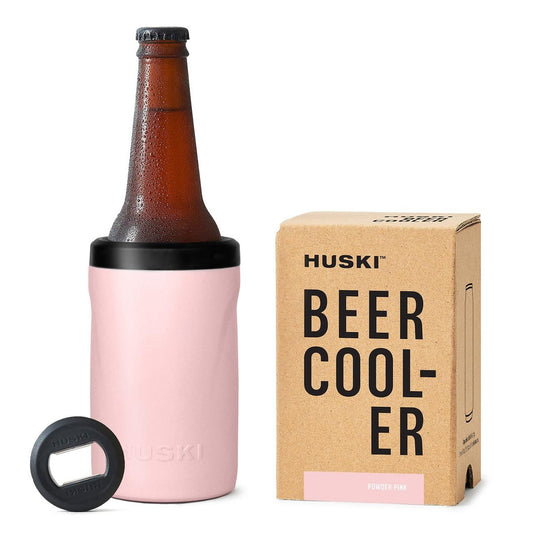 Huski beer cooler in pink colour 