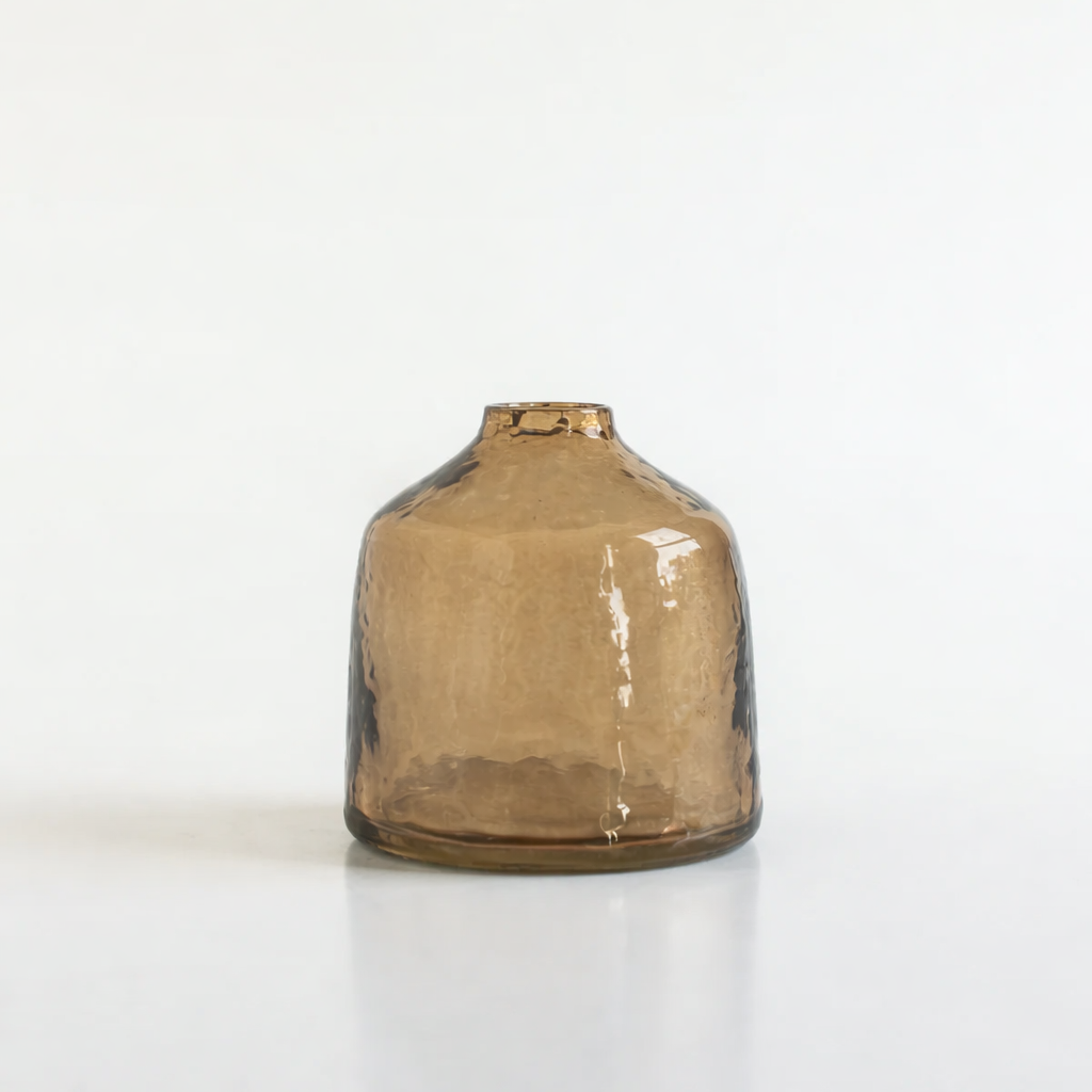 Smoke glass vase 