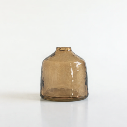 Smoke glass vase 
