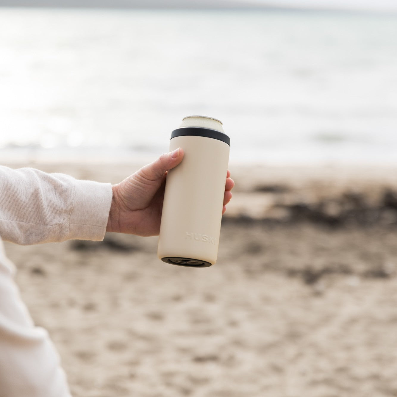 Huski Big Can Cooler Sand Beige
