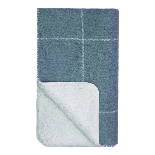 Sherpa Throw Blue 130 x 170cm