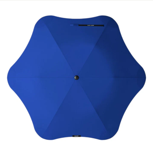 Blue blunt metro umbrella