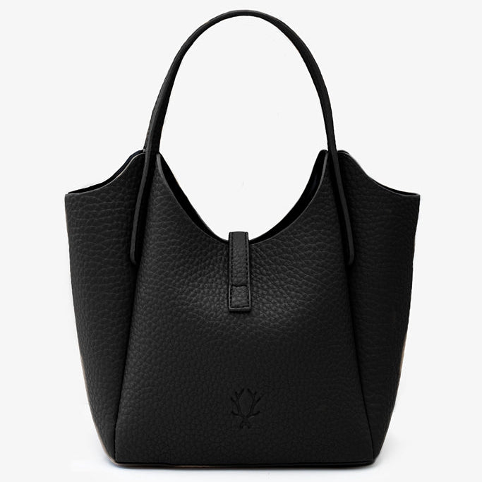 Black bag with pattern 
