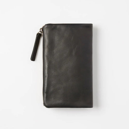 Juju Capri Leather Wallet Large Black