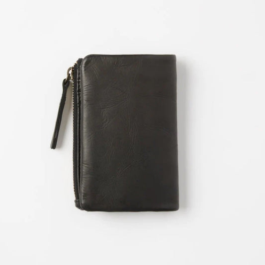 Juju Capri Leather Wallet Small Black