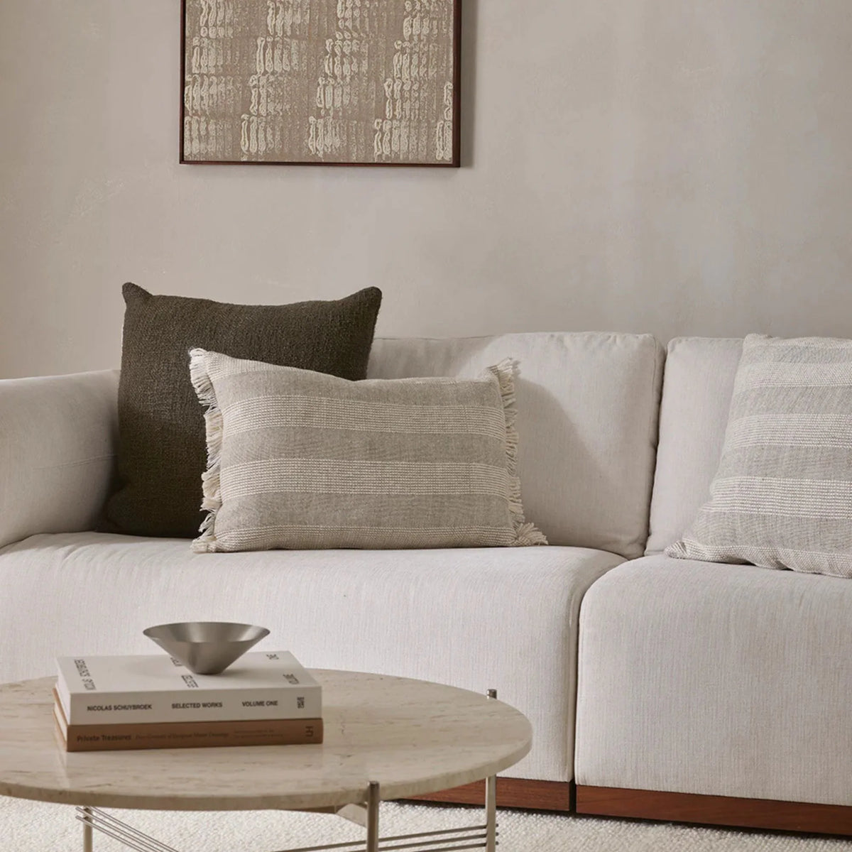 Natural feather inner cushion 