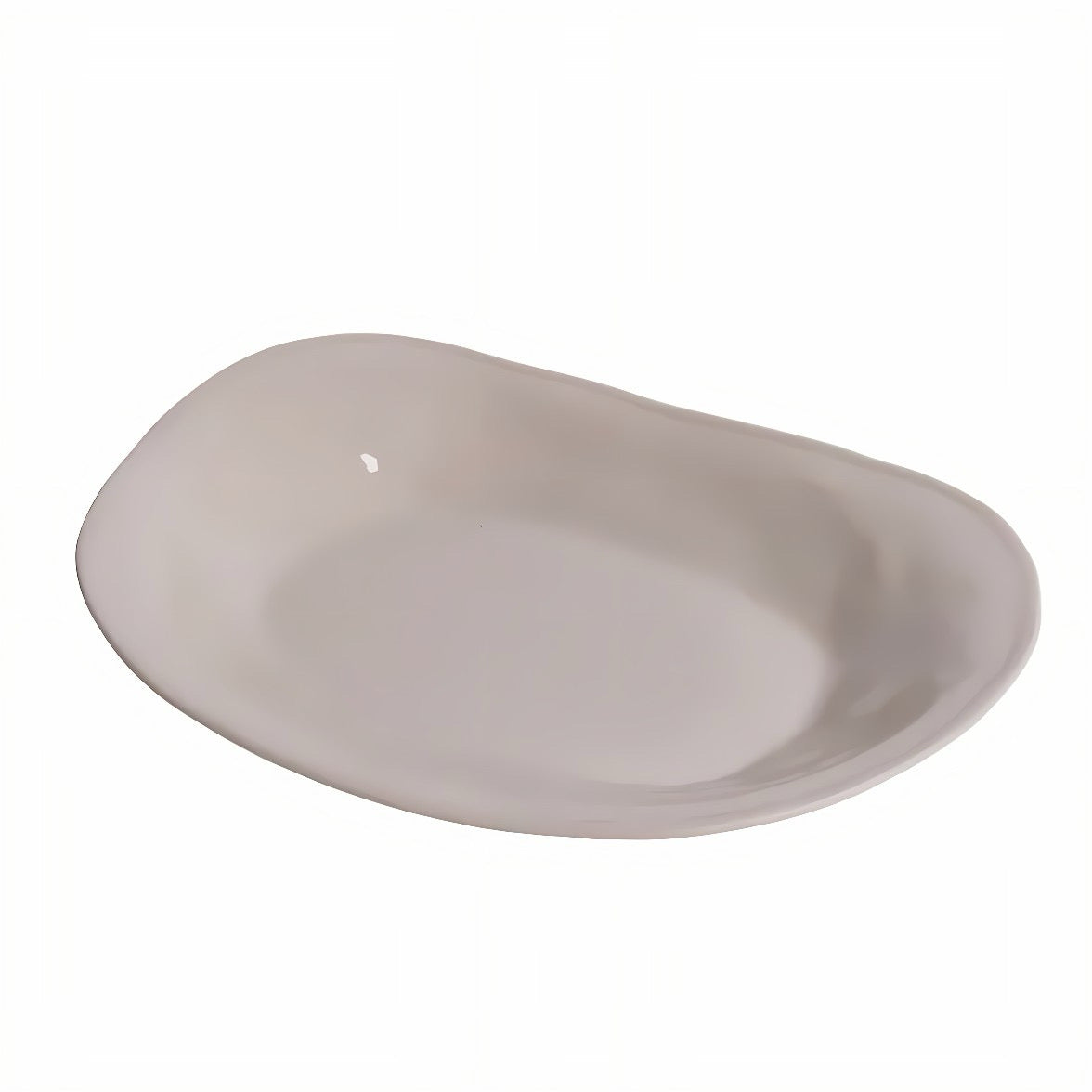 Beige ceramic bowl 