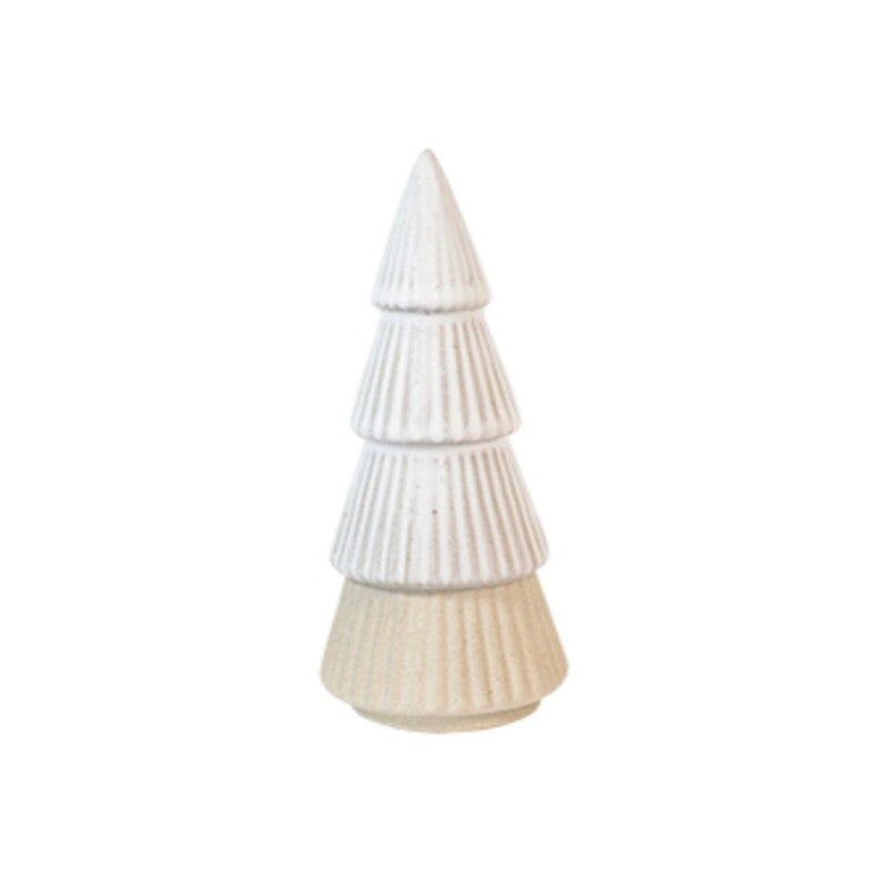 Ceramic Tree Grey/White Small