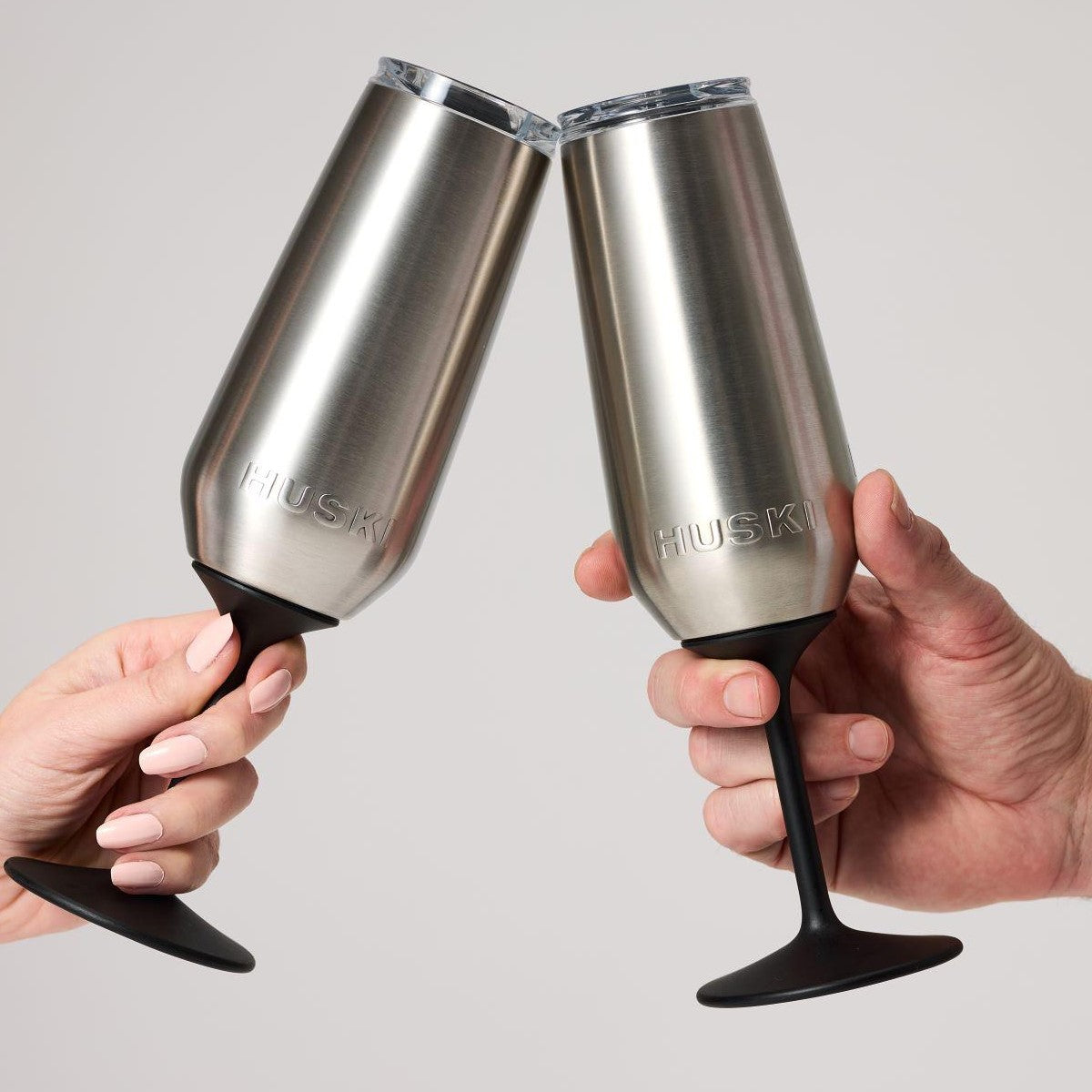 Huski Champagne Flute Brushed Stainless