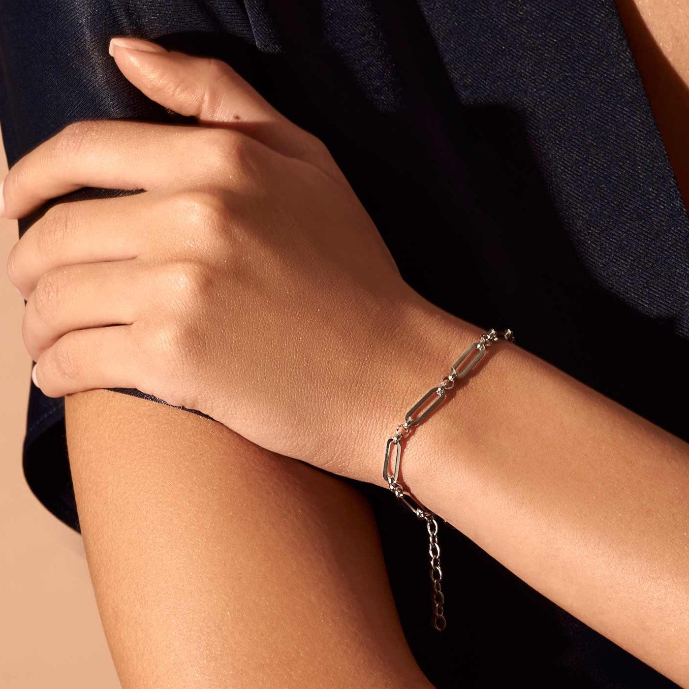 Rosefield Chunky Chain Bracelet Silver