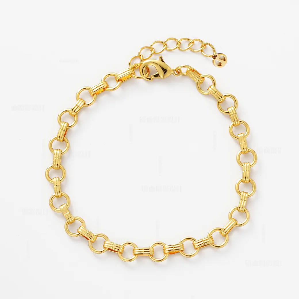 Gold chain bracelet 