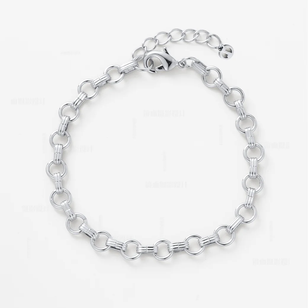 Silver chain bracelet 